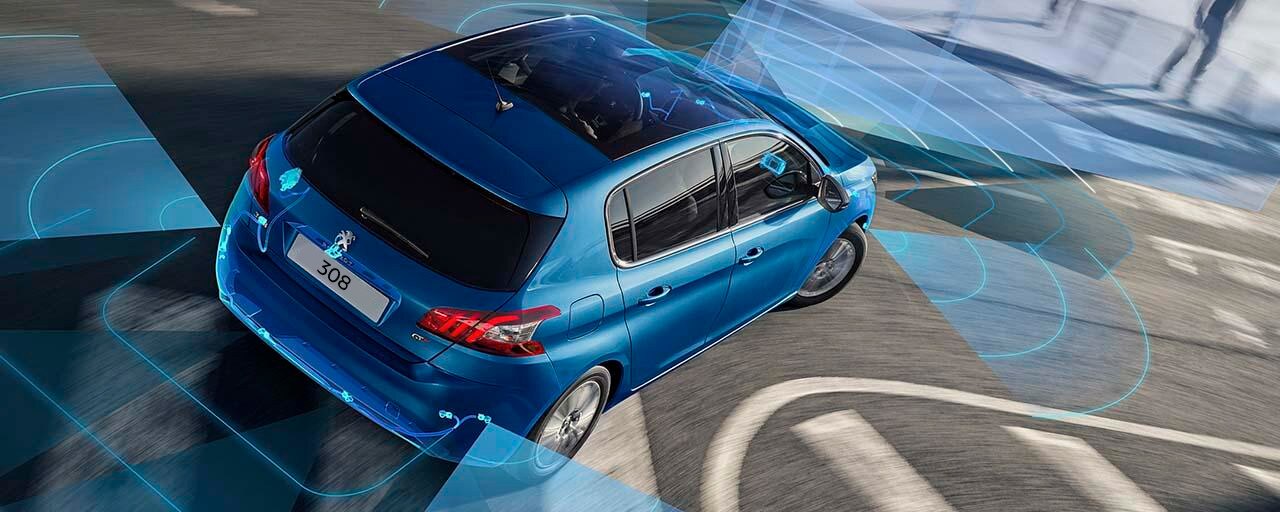 Kompaktwagen PEUGEOT 308 – Technologie – Assistenzsysteme